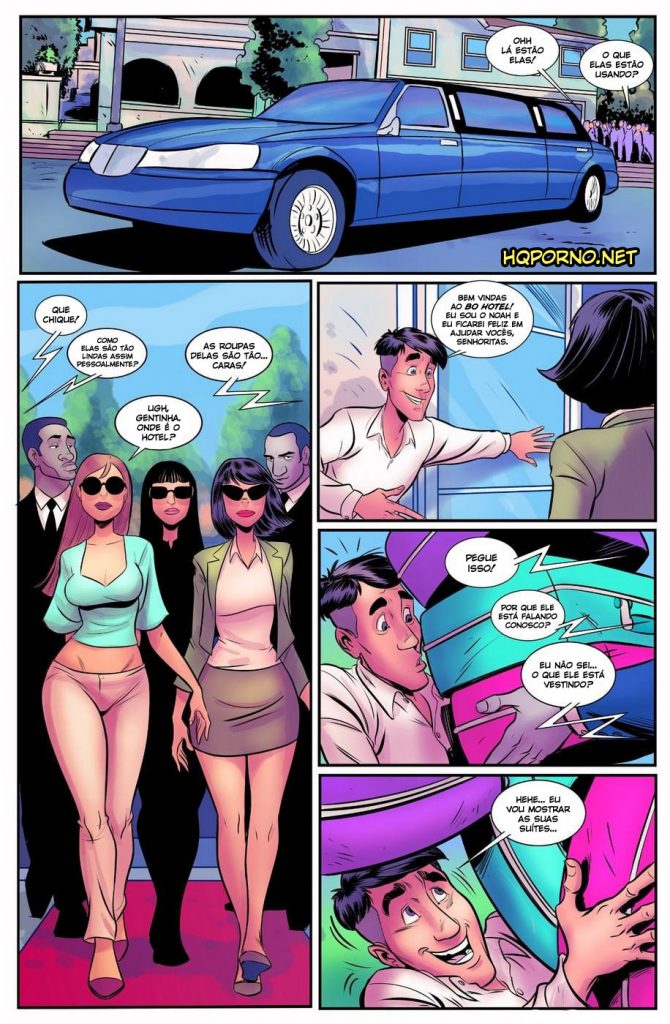 Página 2 do quadrinho adulto: As modelos vadias – Leia completo em XCOMICS
