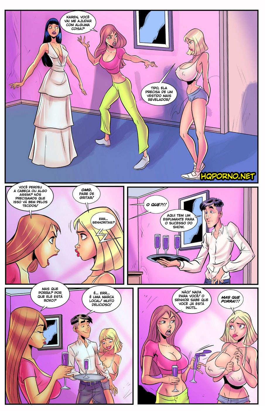 Página 13 do quadrinho adulto: As modelos vadias – Leia completo em XCOMICS