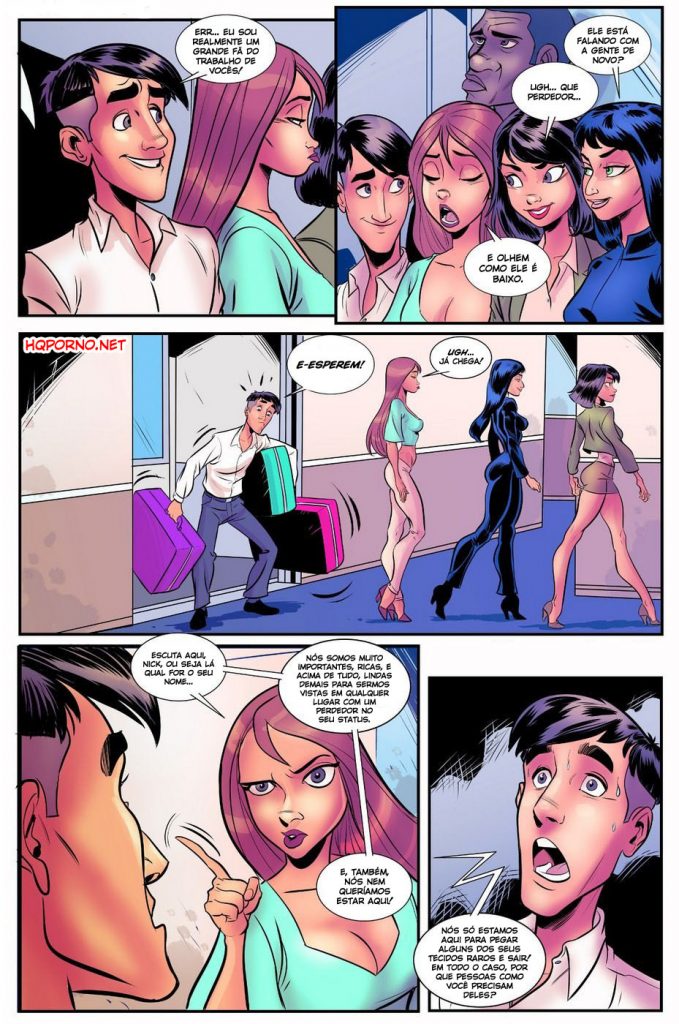 Página 3 do quadrinho adulto: As modelos vadias – Leia completo em XCOMICS