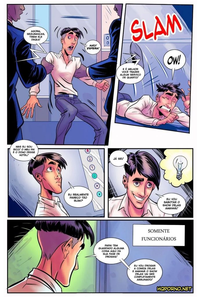 Página 4 do quadrinho adulto: As modelos vadias – Leia completo em XCOMICS