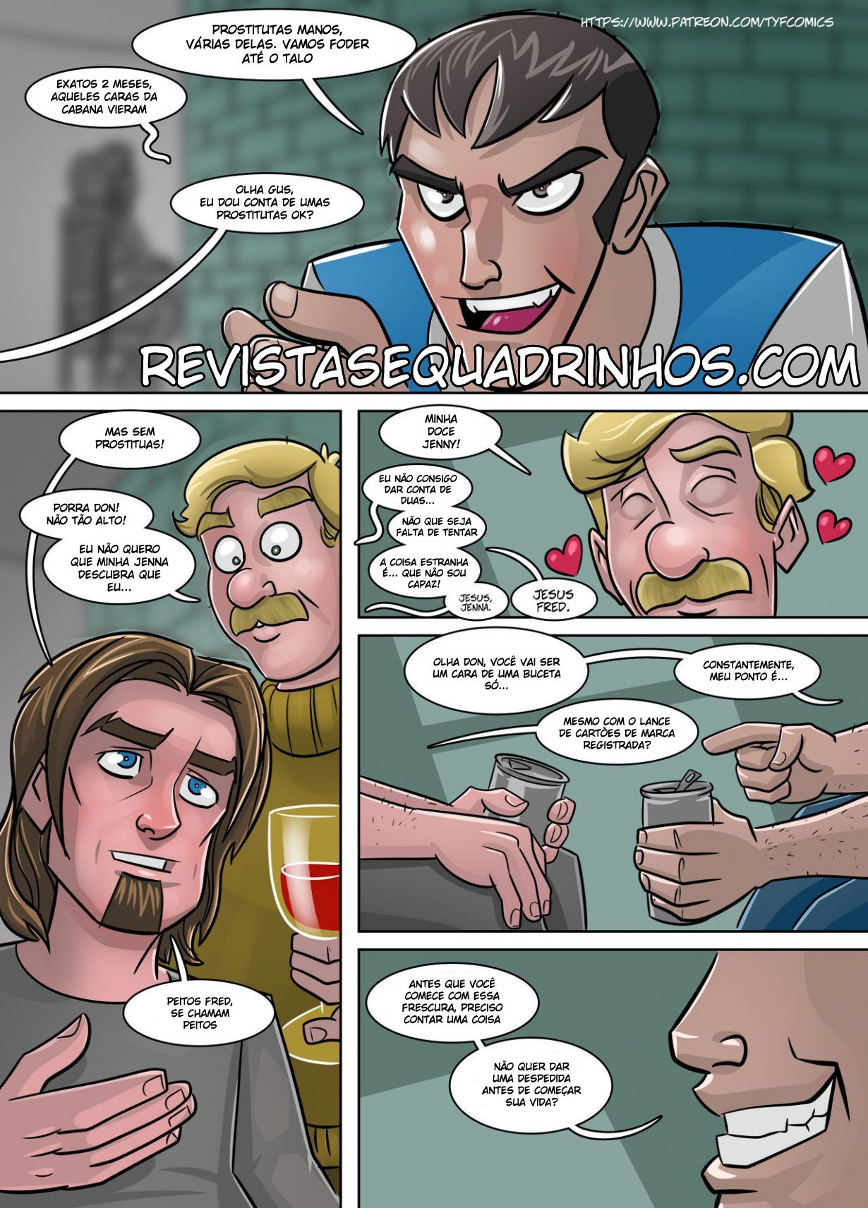 Página 6 do quadrinho adulto: As novas solteiras do pedaço – Leia completo em XCOMICS