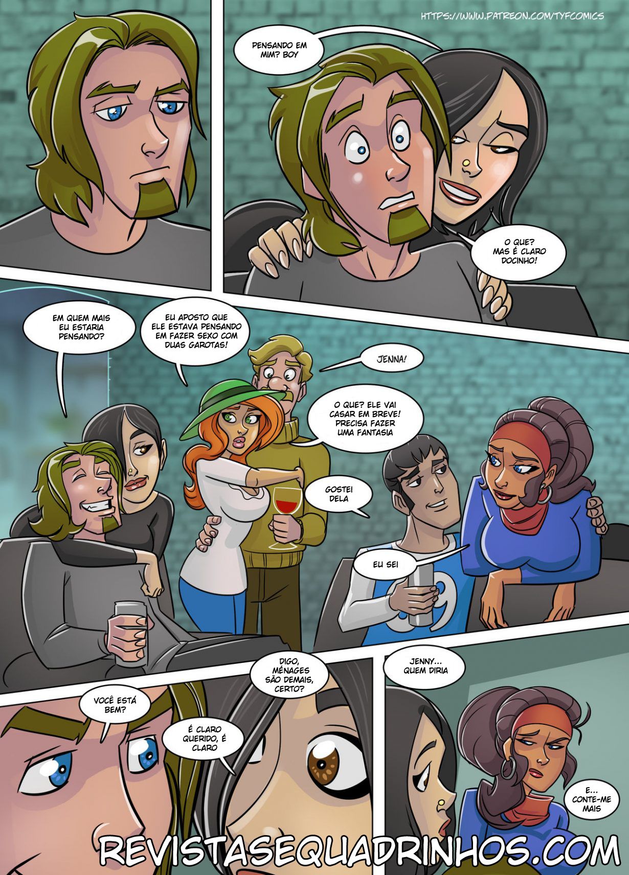 Página 8 do quadrinho adulto: As novas solteiras do pedaço – Leia completo em XCOMICS