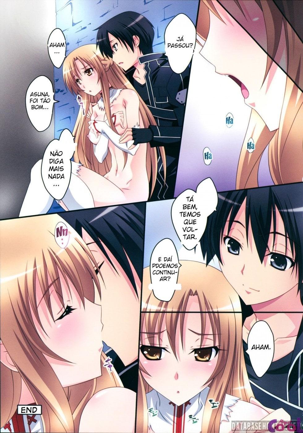 Página 18 do quadrinho adulto: Asuna e o Slime – Leia completo em XCOMICS