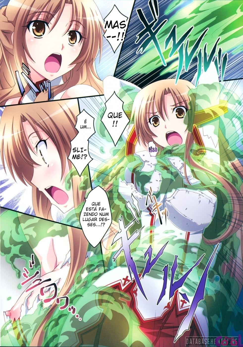 Página 3 do quadrinho adulto: Asuna e o Slime – Leia completo em XCOMICS