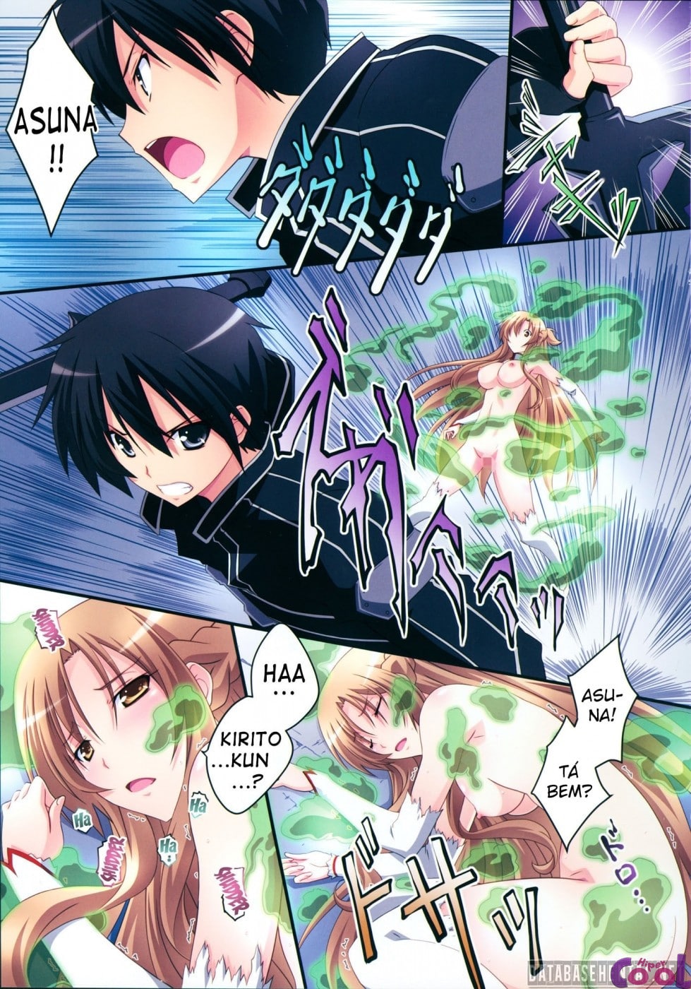 Página 8 do quadrinho adulto: Asuna e o Slime – Leia completo em XCOMICS