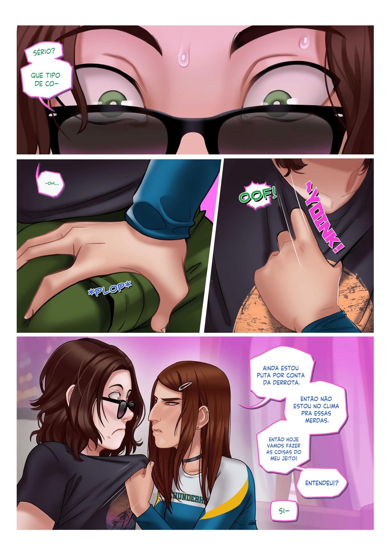 Página 10 do quadrinho adulto: Azar no jogo, sorte no sexo – Leia completo em XCOMICS