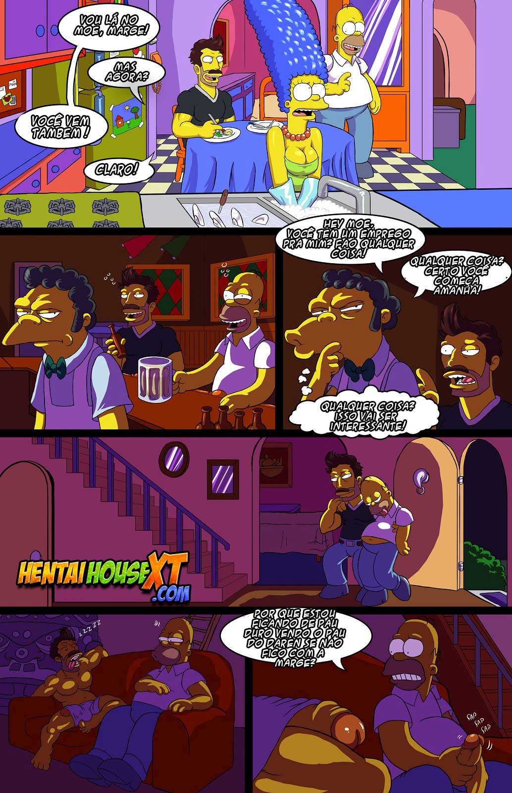 Página 6 do quadrinho adulto: Bem vindos a Springfield – Leia completo em XCOMICS