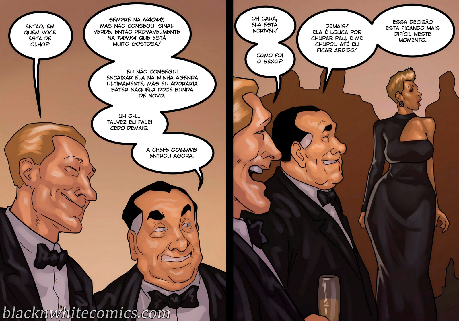 Página 12 do quadrinho adulto: BlackNWhiteComics – The Mayor 6 – Leia completo em XCOMICS