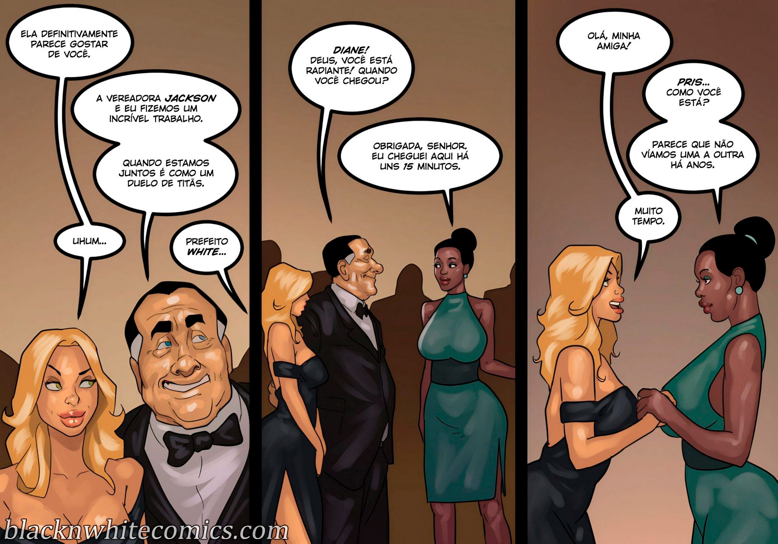 Página 5 do quadrinho adulto: BlackNWhiteComics – The Mayor 6 – Leia completo em XCOMICS