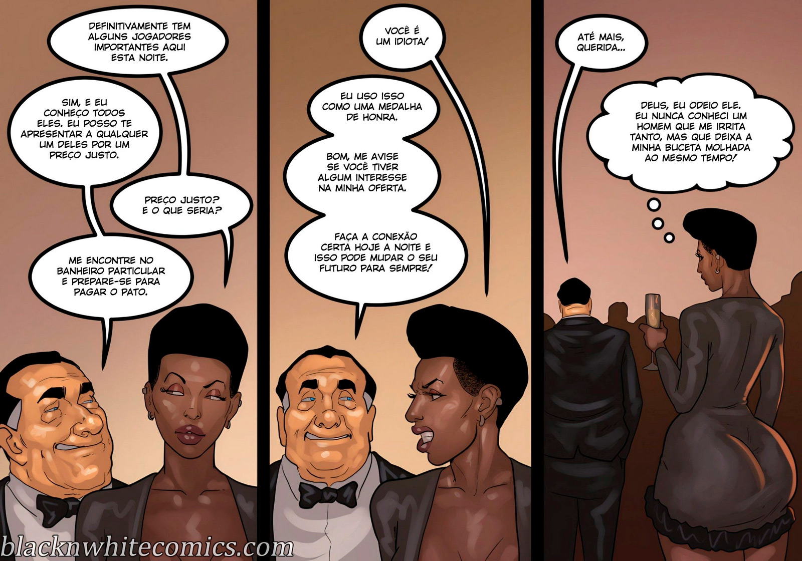 Página 10 do quadrinho adulto: BlackNWhiteComics – The Mayor 6 – Leia completo em XCOMICS
