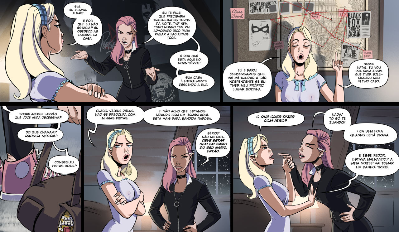 Página 2 do quadrinho adulto: Bondage na madrugada – Leia completo em XCOMICS