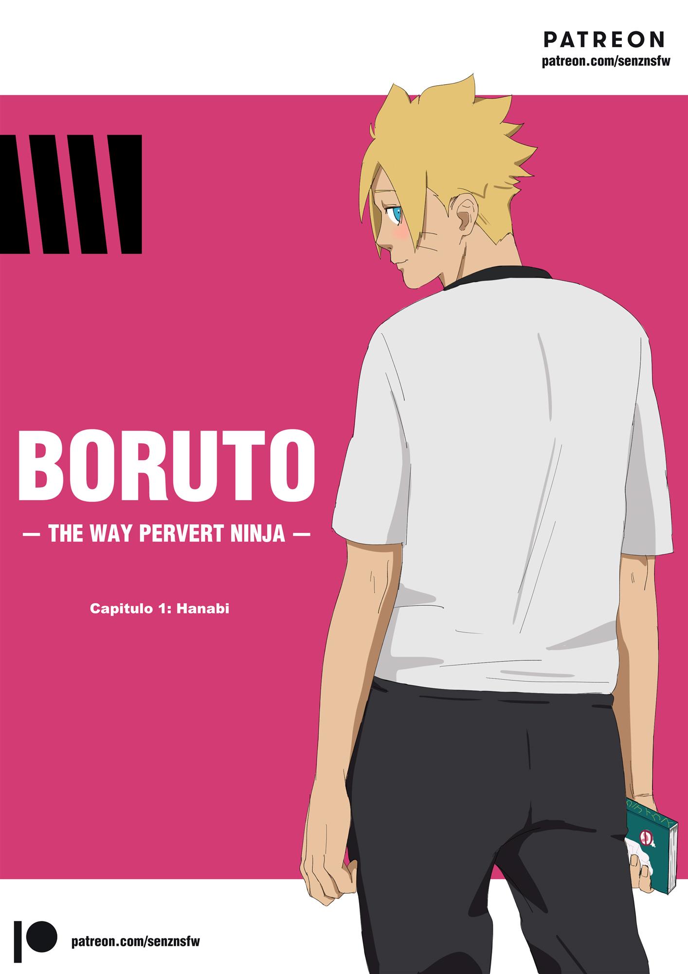 Página 1 do quadrinho adulto: Boruto: O ninja pervertido – Leia completo em XCOMICS