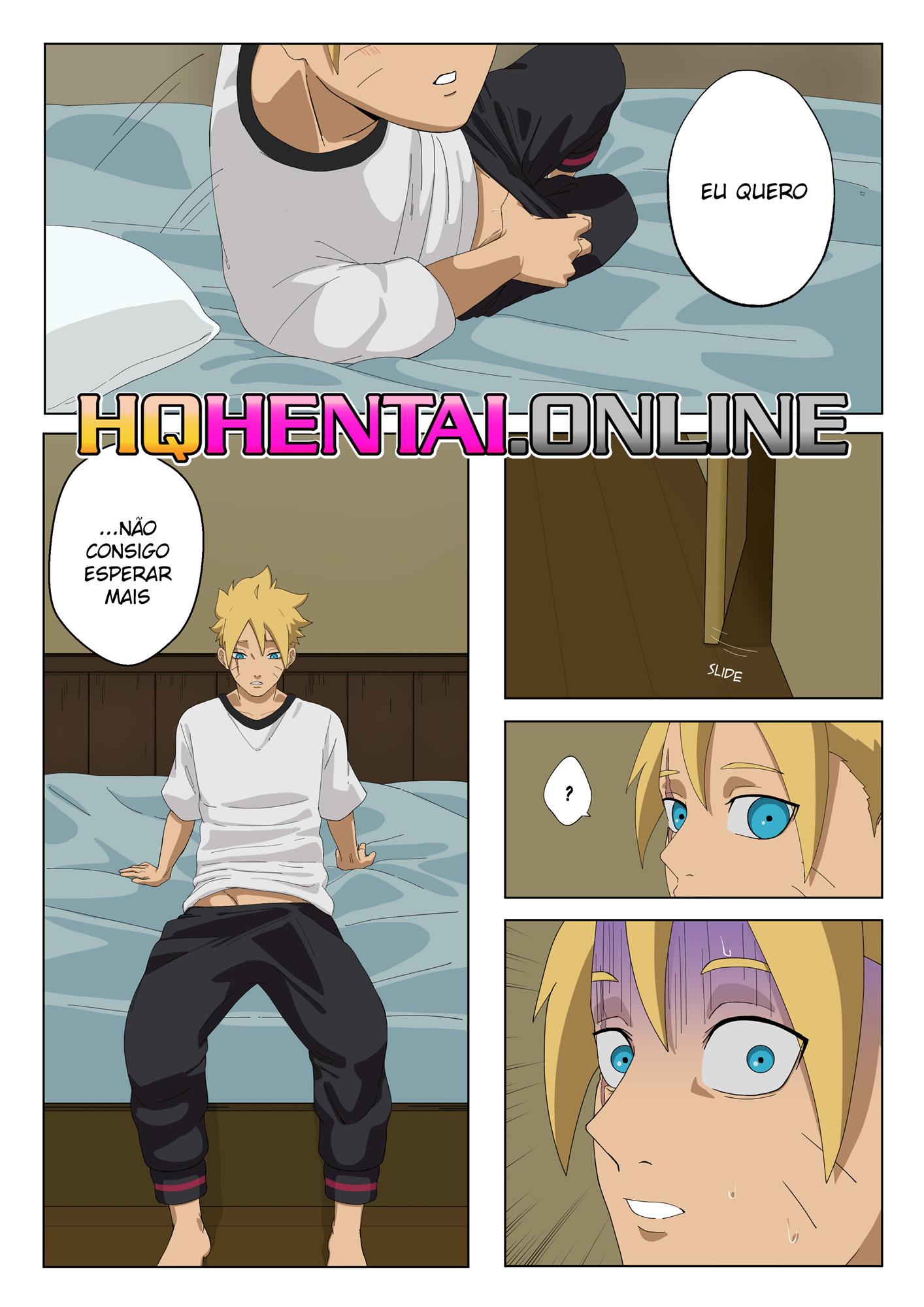Página 2 do quadrinho adulto: Boruto: O ninja pervertido – Leia completo em XCOMICS
