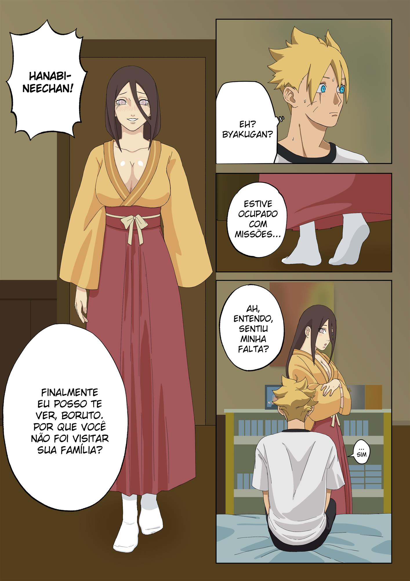 Página 4 do quadrinho adulto: Boruto: O ninja pervertido – Leia completo em XCOMICS