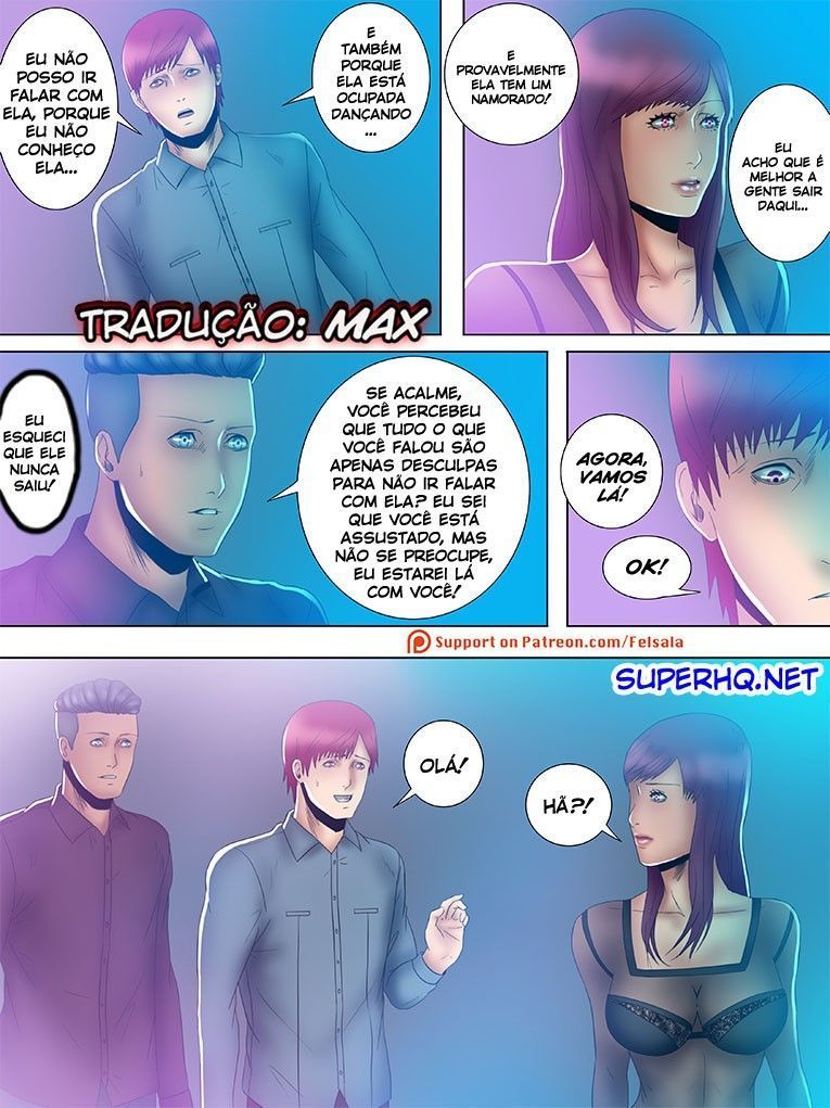 Página 18 do quadrinho adulto: Broken X - Parte 1 – Leia completo em XCOMICS
