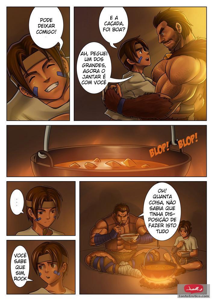 Página 3 do quadrinho adulto: Caçador Novato Virando Adulto – Leia completo em XCOMICS