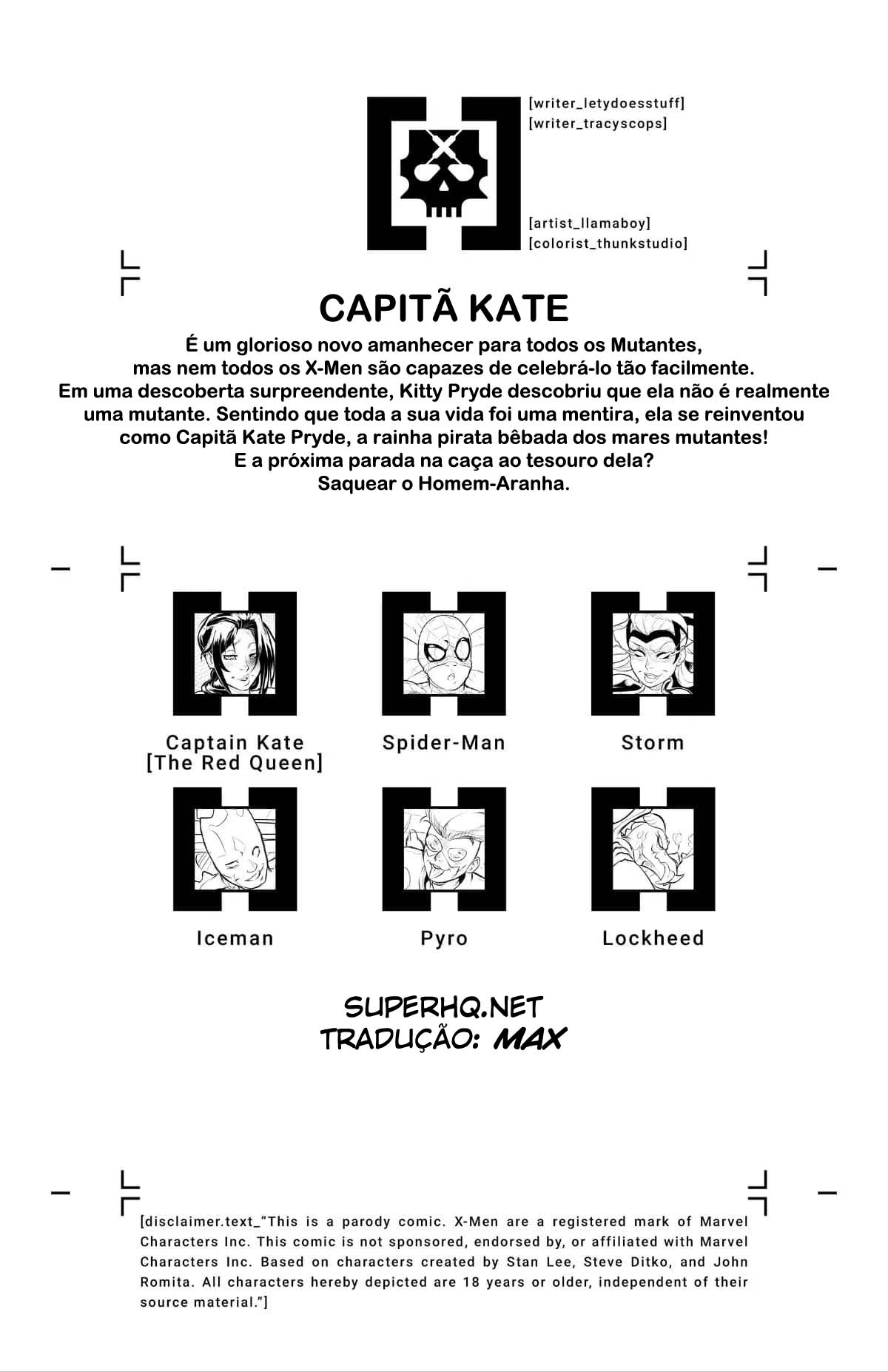 Página 2 do quadrinho adulto: Captain Kate - House of XXX – Leia completo em XCOMICS