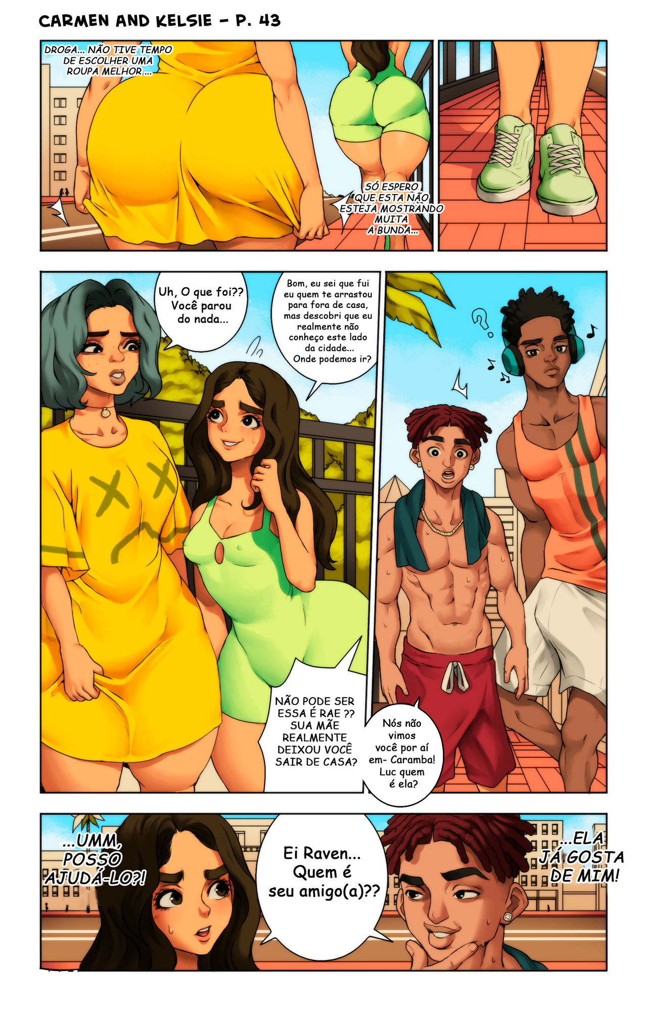 Página 12 do quadrinho adulto: Carmen and Kelsie – Leia completo em XCOMICS