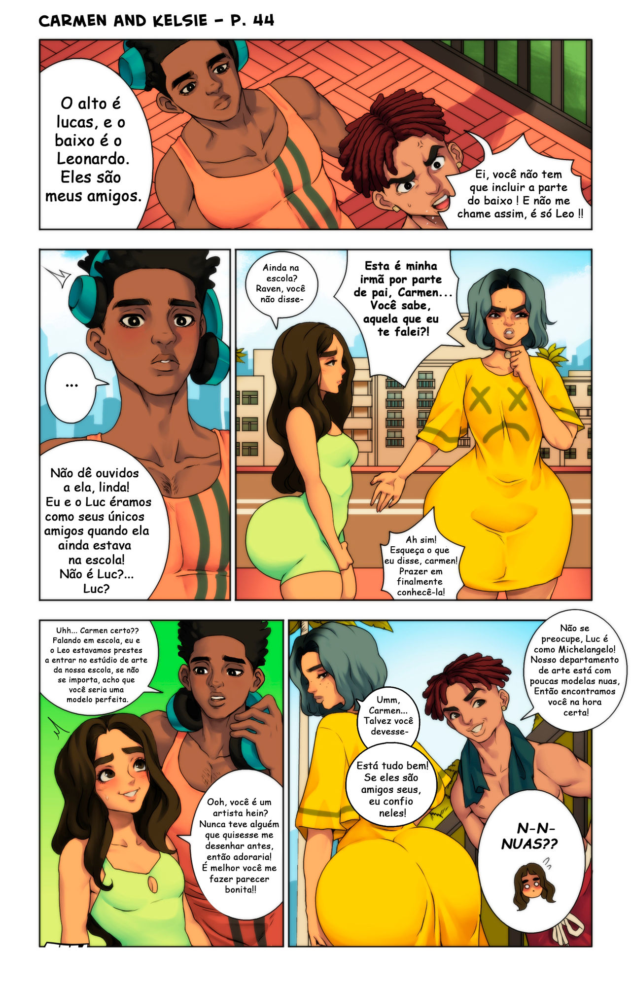 Página 13 do quadrinho adulto: Carmen and Kelsie – Leia completo em XCOMICS