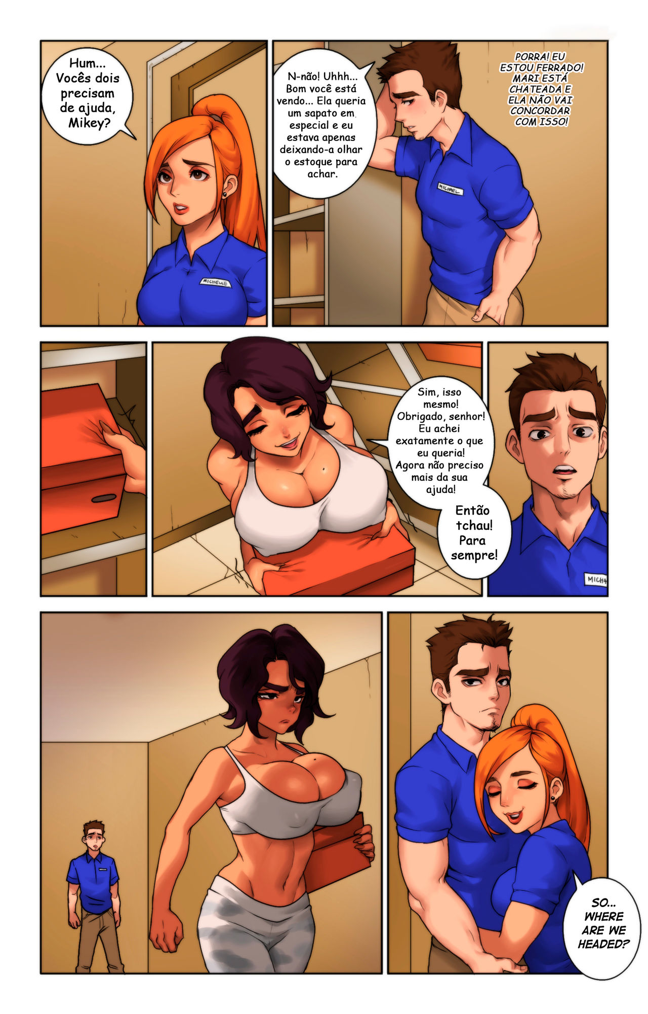 Página 23 do quadrinho adulto: Carmen and Kelsie – Leia completo em XCOMICS