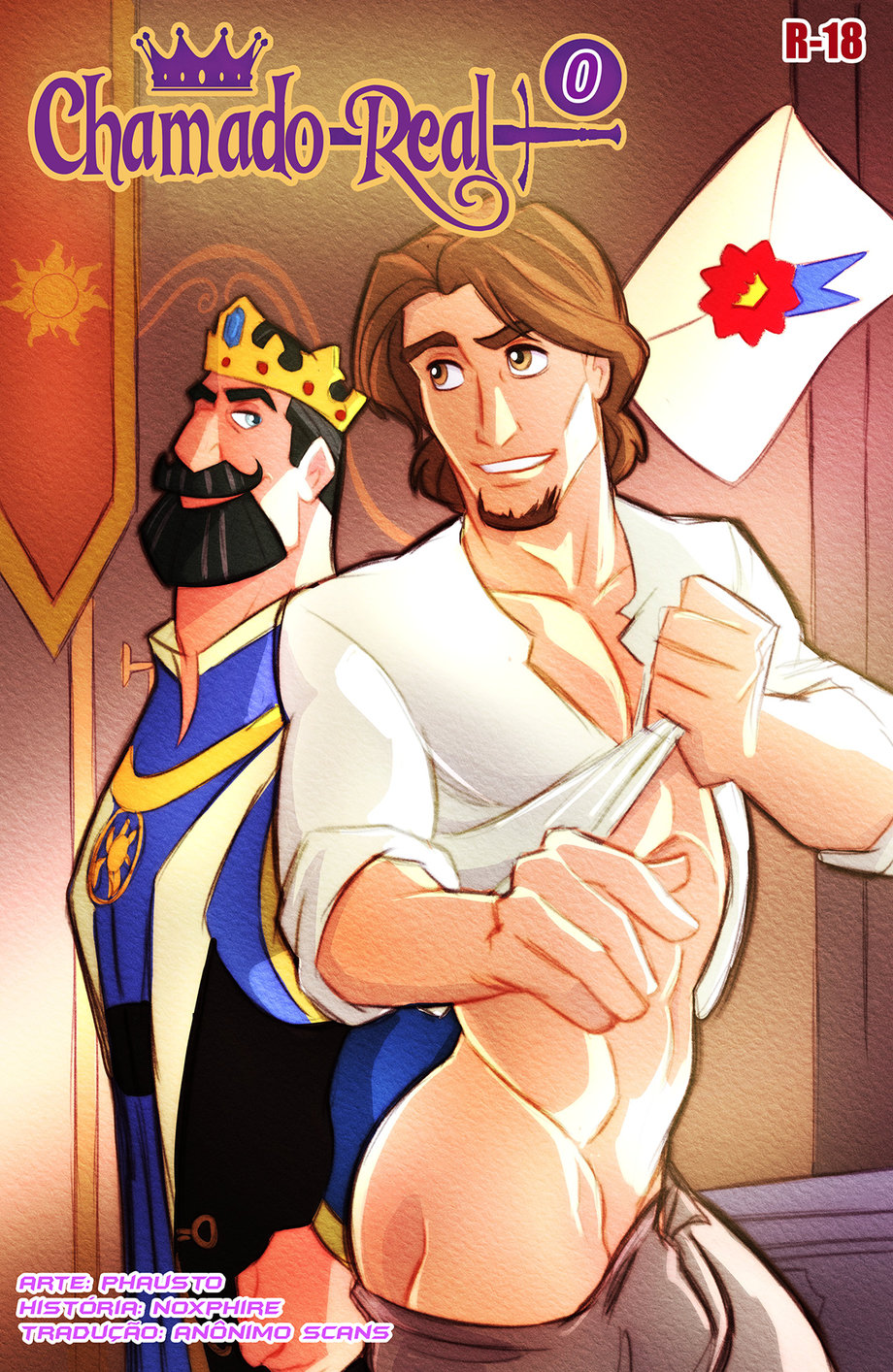 Capa do quadrinho adulto: Chamado real – Leia online em XCOMICS