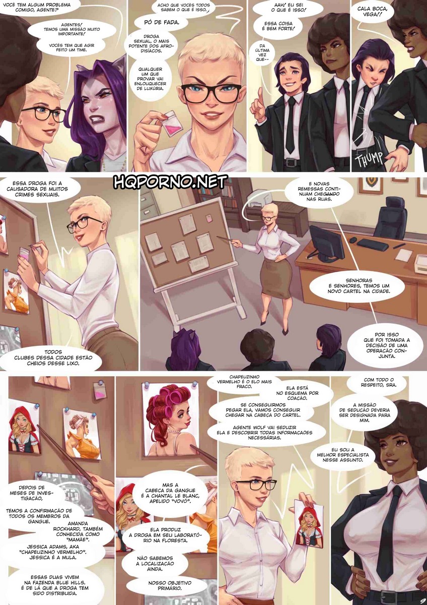 Página 10 do quadrinho adulto: Chapeuzinho Vermelho Hentai – Leia completo em XCOMICS