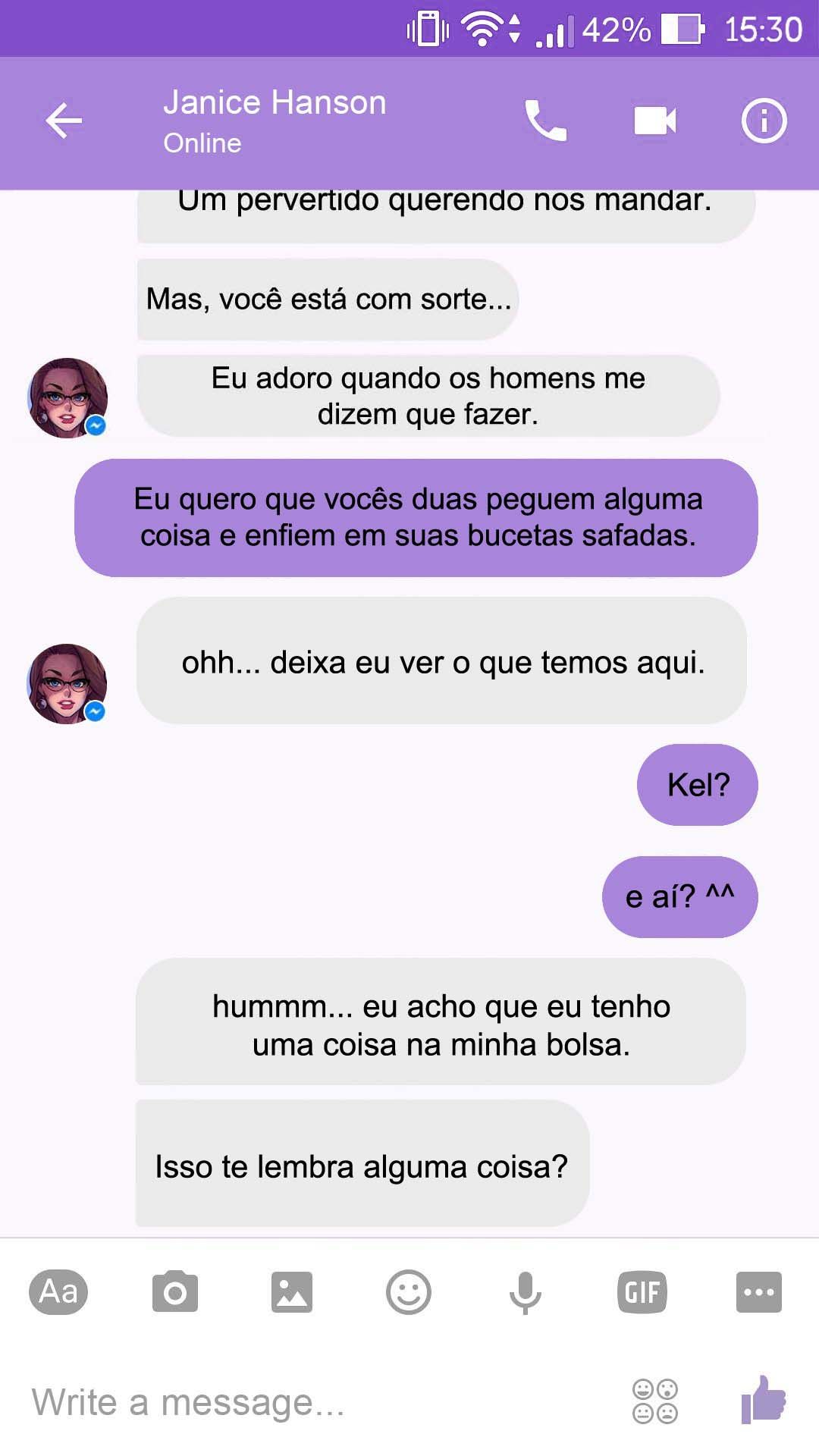 Página 44 do quadrinho adulto: Chat com a Janice – Leia completo em XCOMICS