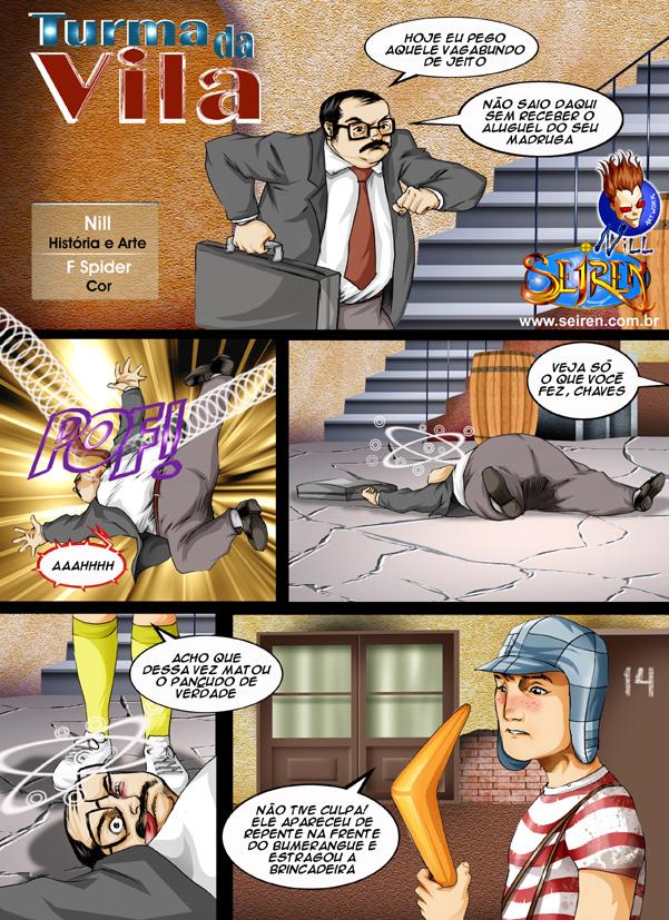 Página 2 do quadrinho adulto: Chaves pornô - A Turma da Vila – Leia completo em XCOMICS