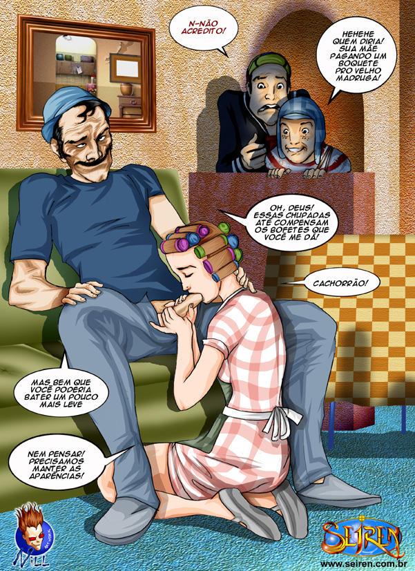 Página 10 do quadrinho adulto: Chaves pornô - A Turma da Vila – Leia completo em XCOMICS
