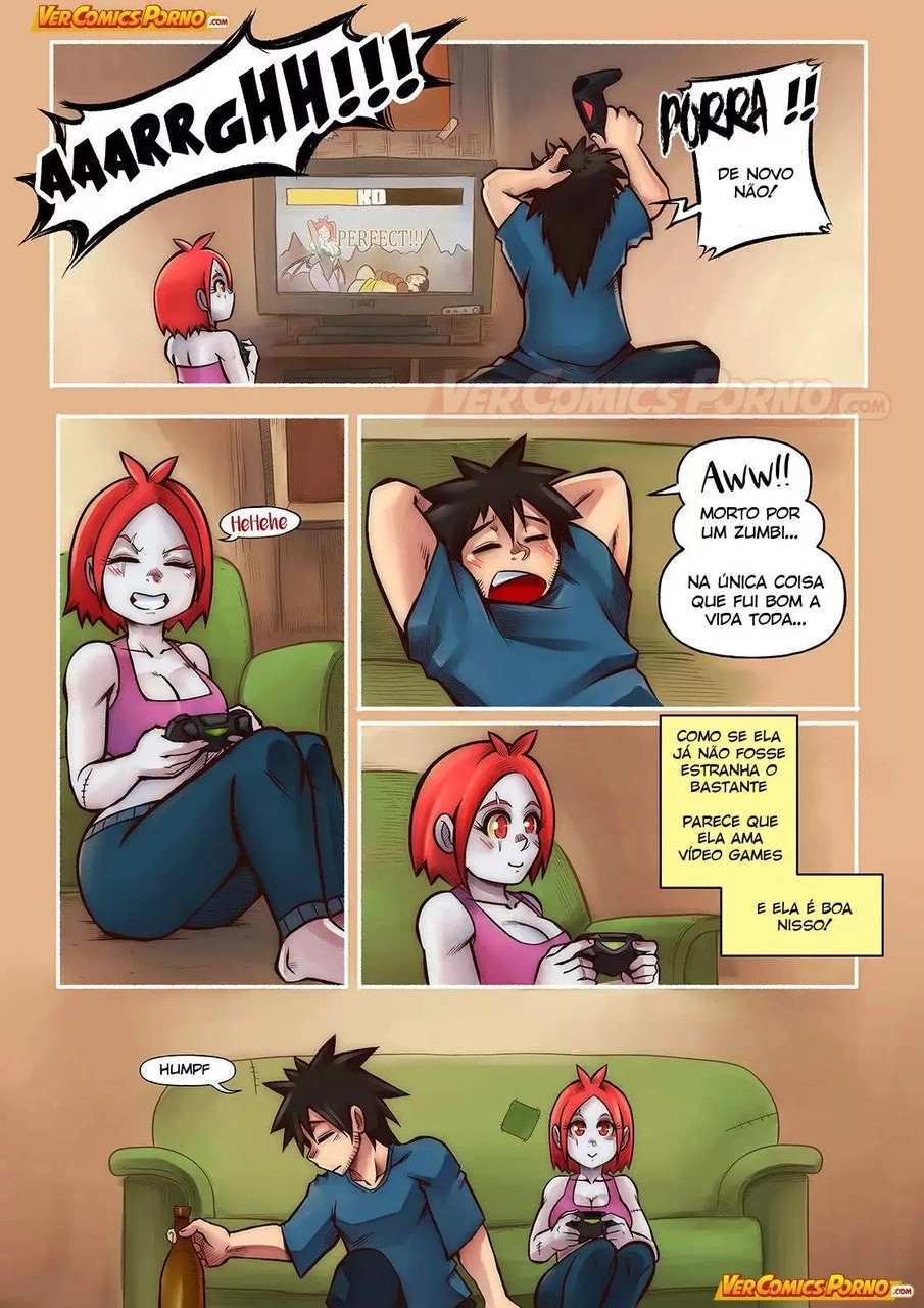 Página 7 do quadrinho adulto: Cherry Road 2: Uma zumbi em minha vida – Leia completo em XCOMICS