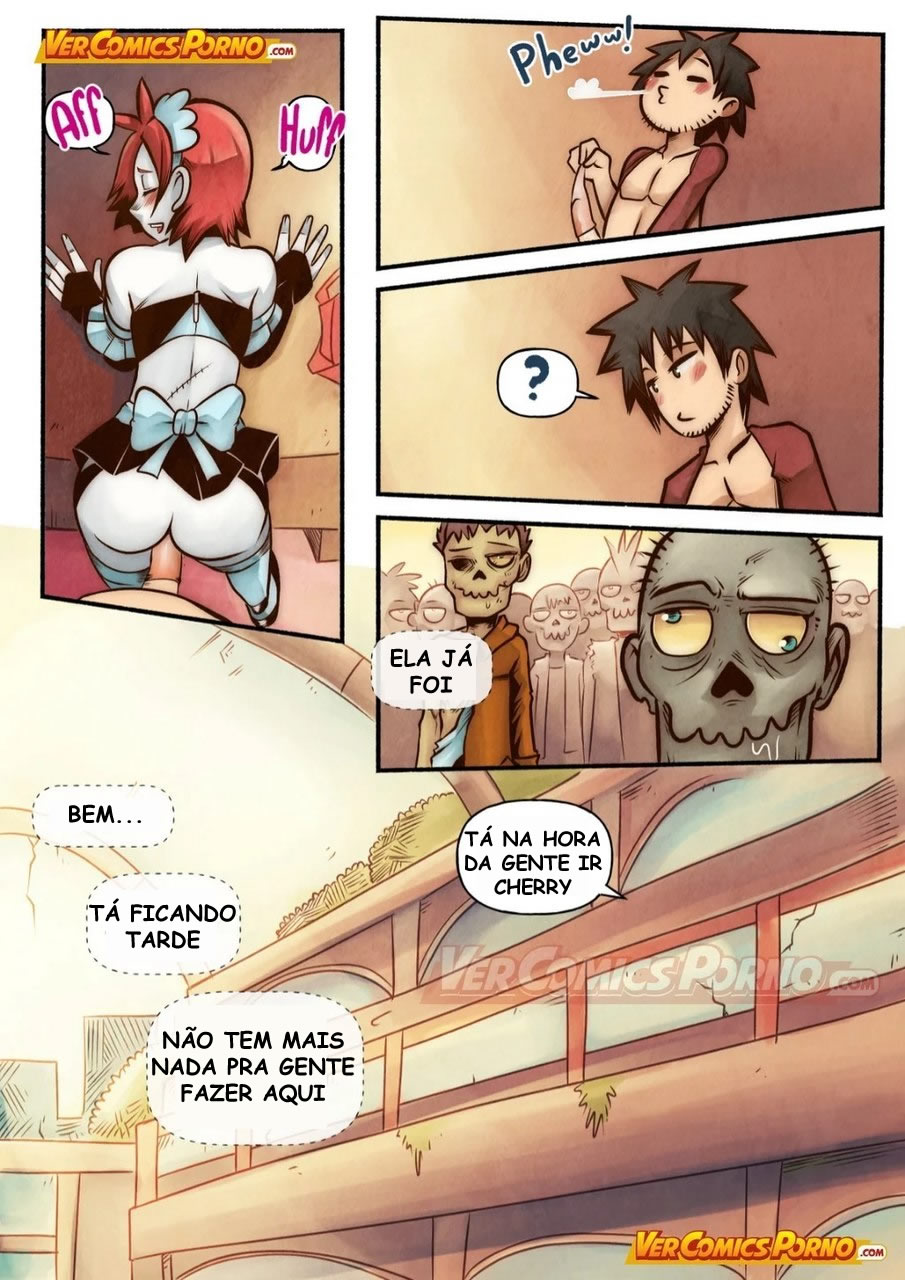 Página 26 do quadrinho adulto: Cherry Road 3 - Compras com a zumbi – Leia completo em XCOMICS