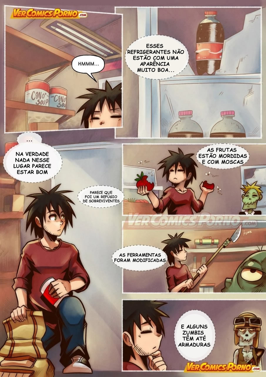 Página 6 do quadrinho adulto: Cherry Road 3 - Compras com a zumbi – Leia completo em XCOMICS