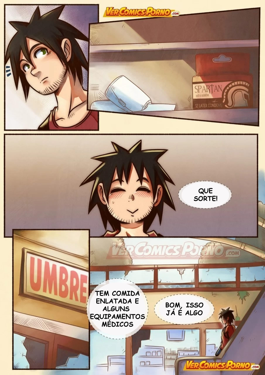 Página 8 do quadrinho adulto: Cherry Road 3 - Compras com a zumbi – Leia completo em XCOMICS