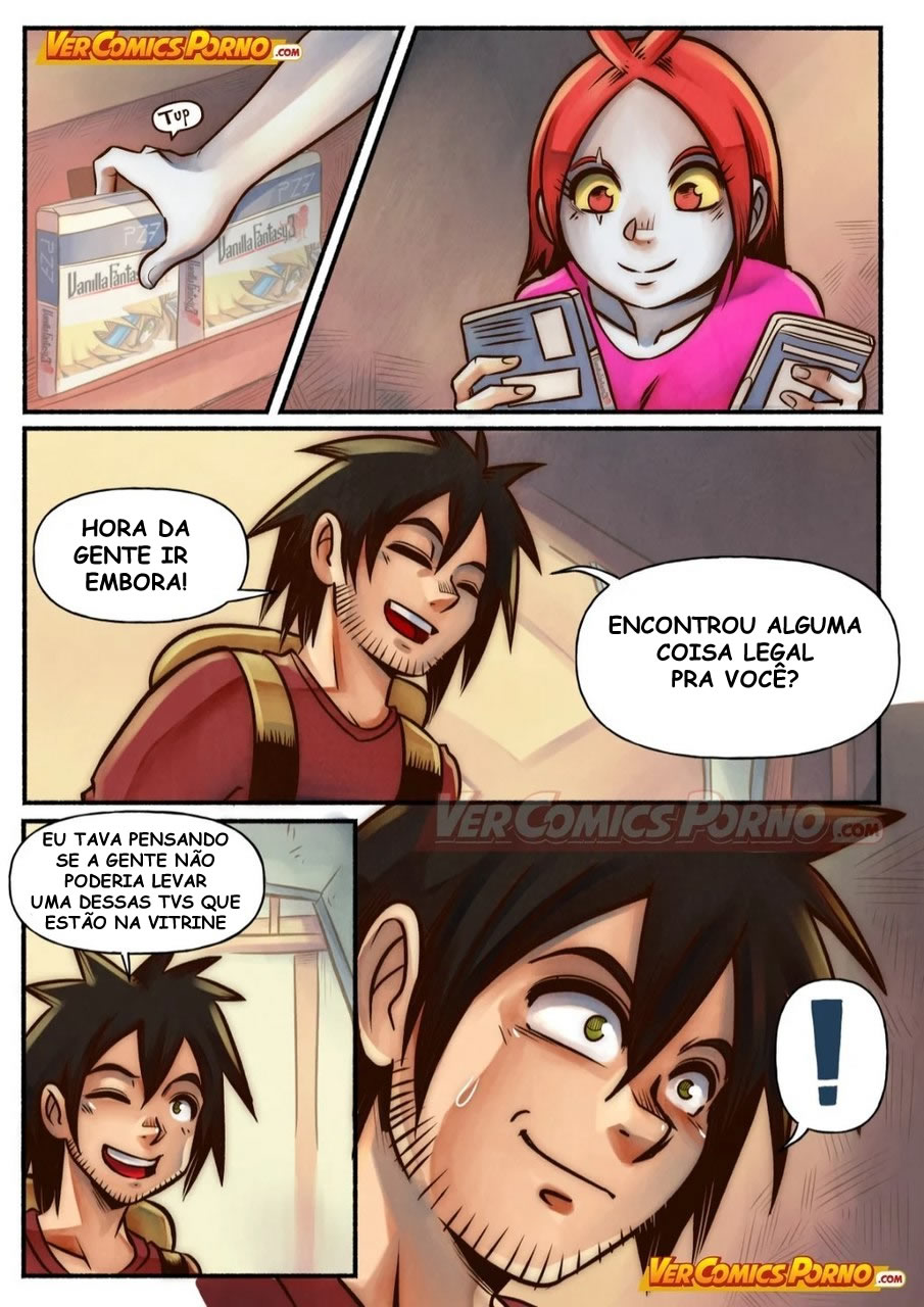 Página 9 do quadrinho adulto: Cherry Road 3 - Compras com a zumbi – Leia completo em XCOMICS
