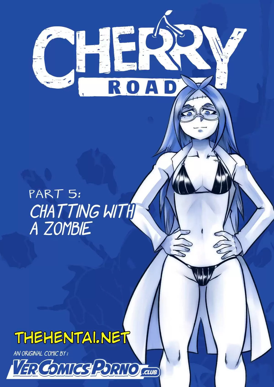 Página 1 do quadrinho adulto: Cherry Road 5: Conversa com a zumbi – Leia completo em XCOMICS