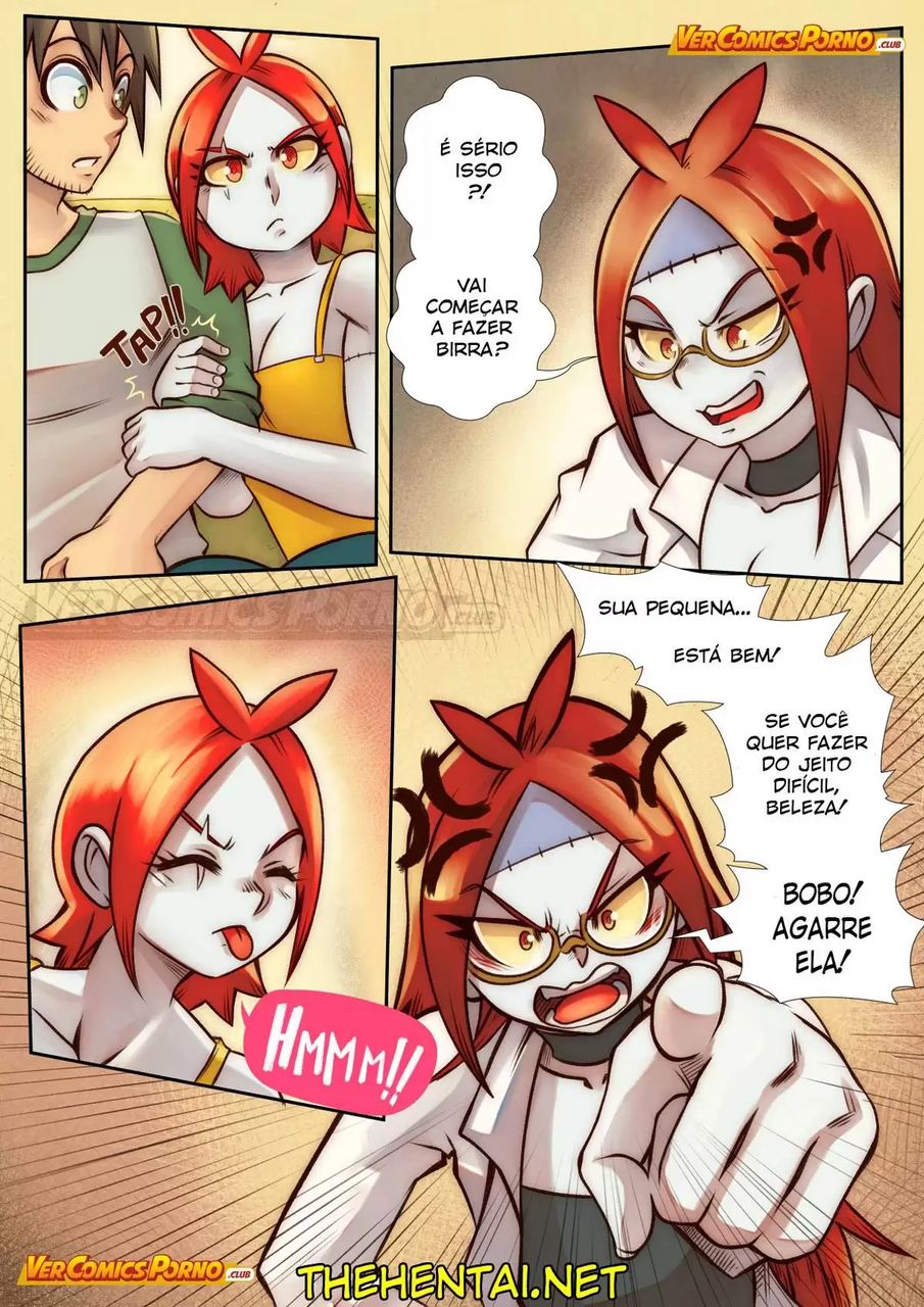 Página 12 do quadrinho adulto: Cherry Road 5: Conversa com a zumbi – Leia completo em XCOMICS