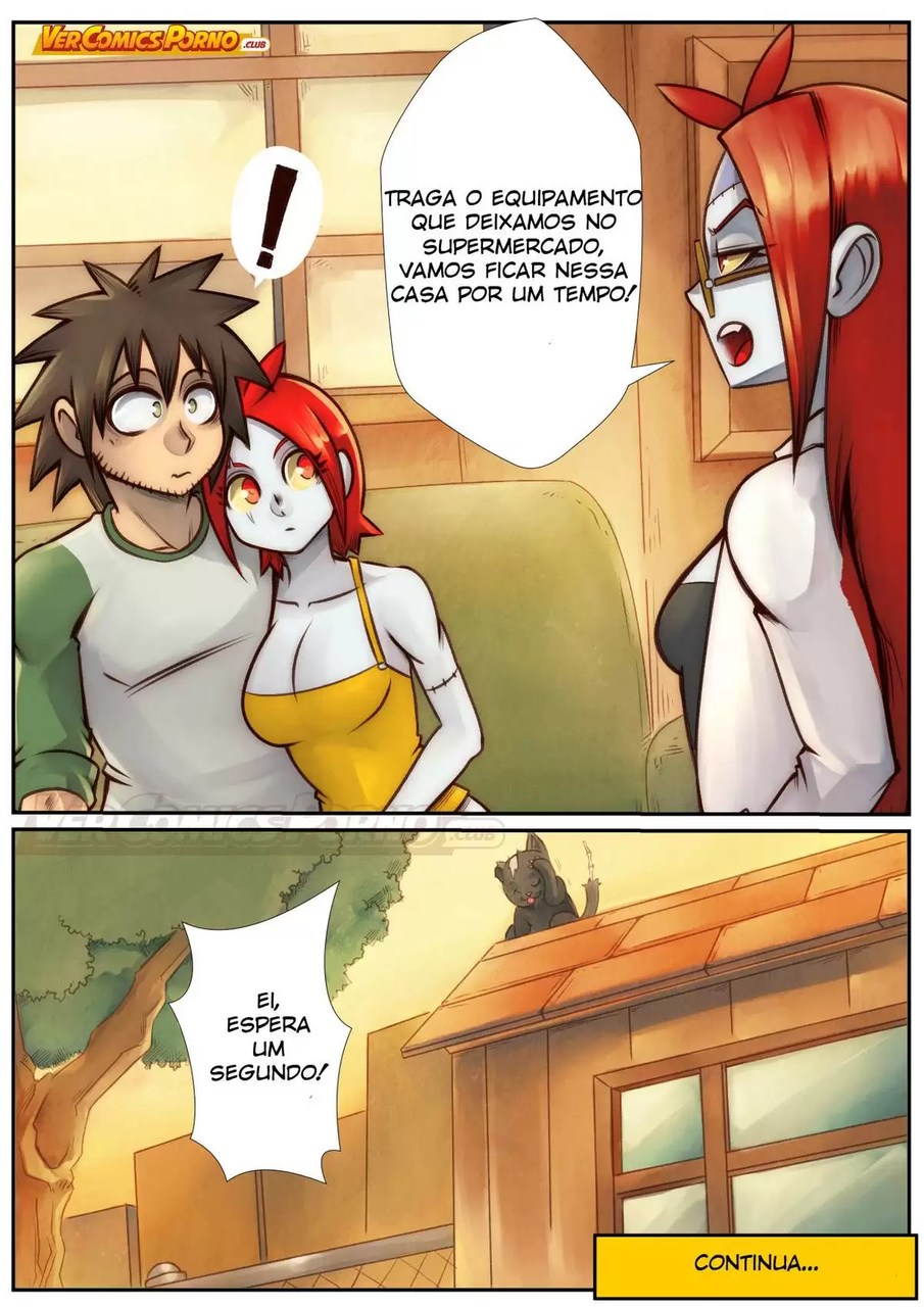 Página 19 do quadrinho adulto: Cherry Road 5: Conversa com a zumbi – Leia completo em XCOMICS