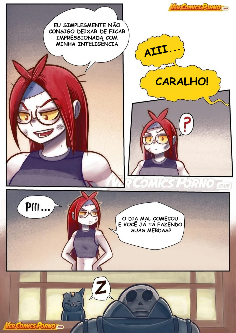 Página 5 do quadrinho adulto: Cherry Road 6: Minha cunhada zumbi chata – Leia completo em XCOMICS