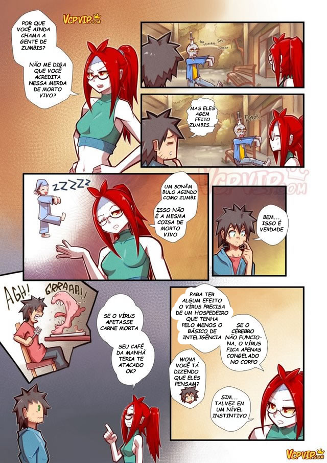 Página 16 do quadrinho adulto: Cherry Road 7: Preocupações de uma zumbi – Leia completo em XCOMICS