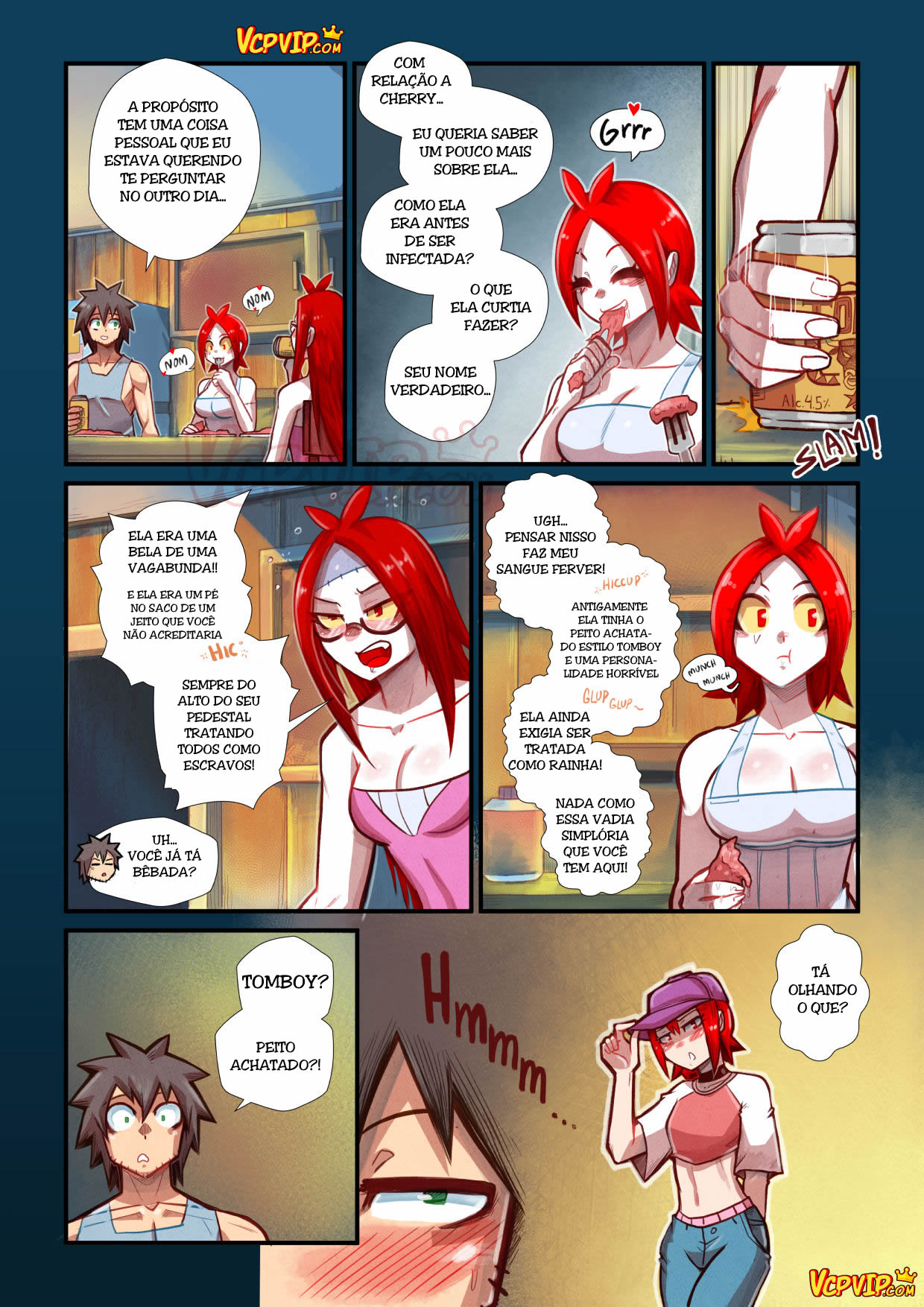 Página 24 do quadrinho adulto: Cherry Road 7: Preocupações de uma zumbi – Leia completo em XCOMICS