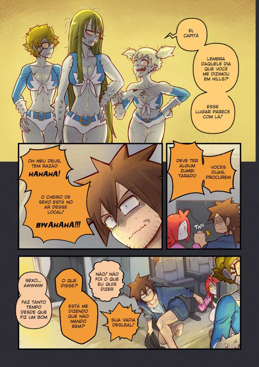 Página 43 do quadrinho adulto: Cherry Road 8: Apaixonado pela zumbi – Leia completo em XCOMICS
