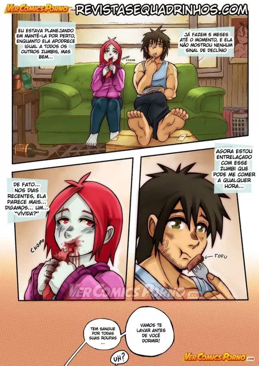 Página 5 do quadrinho adulto: Cherry Road: Namorada zumbi – Leia completo em XCOMICS