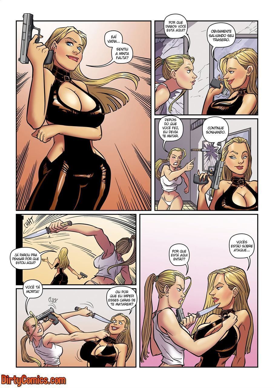 Página 20 do quadrinho adulto: Chicas: as espiãs safadas – Leia completo em XCOMICS