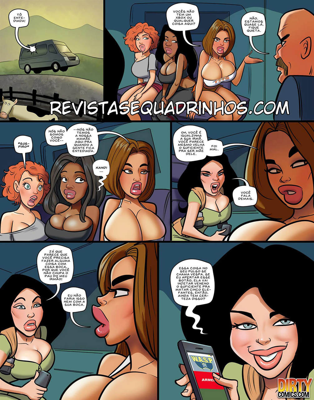 Página 9 do quadrinho adulto: Chicas: As espiãs safadas 2 – Leia completo em XCOMICS