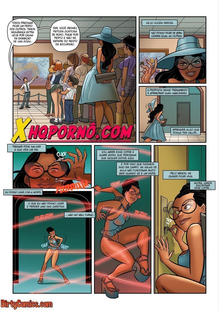 Página 6 do quadrinho adulto: Chicas: as espiãs safadas – Leia completo em XCOMICS