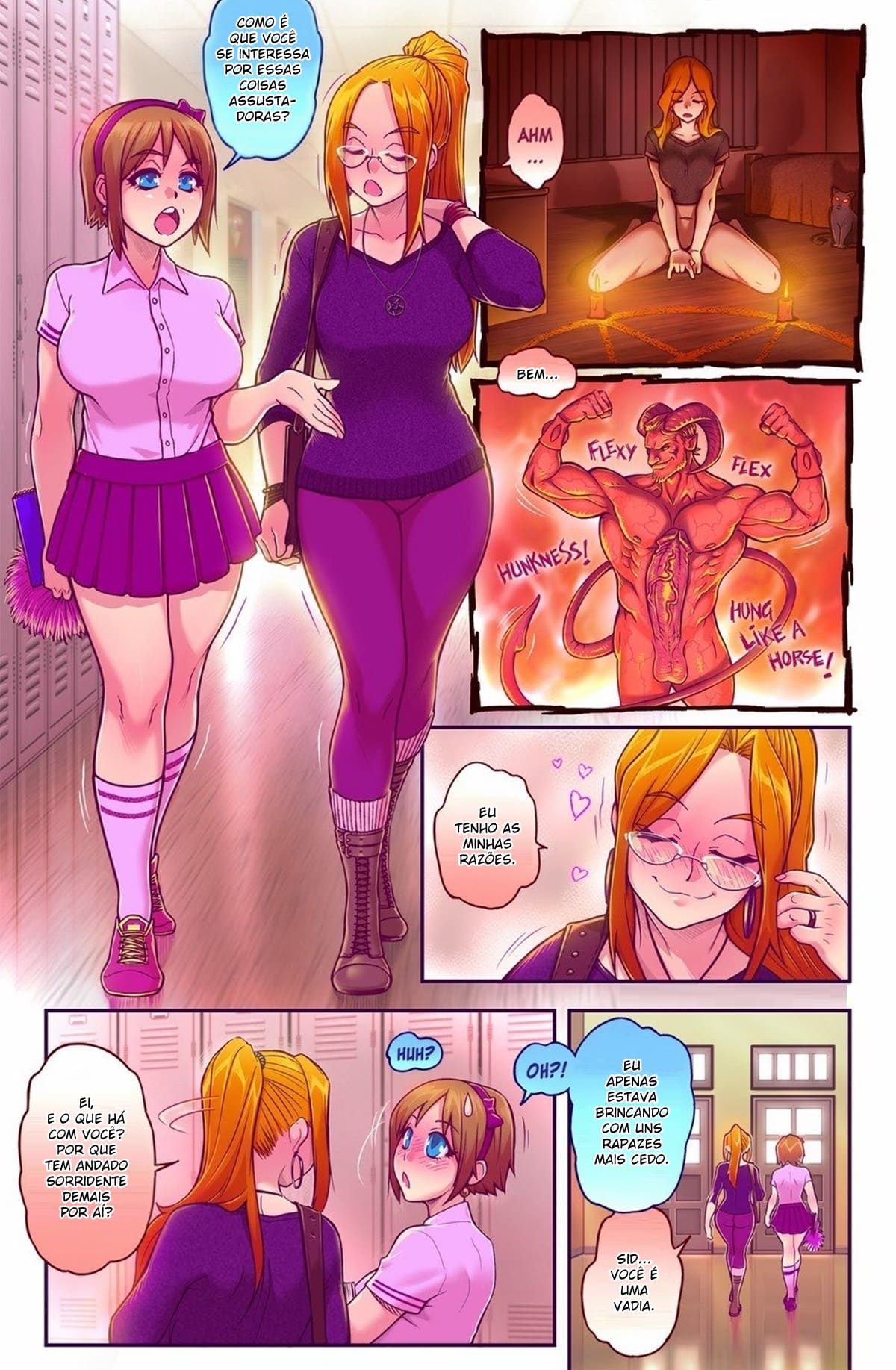 Página 4 do quadrinho adulto: Chloe e os diabinhos do sexo – Leia completo em XCOMICS