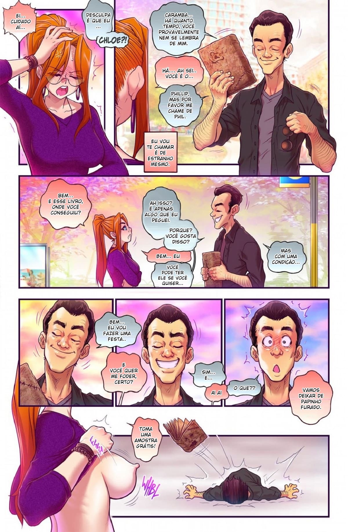 Página 6 do quadrinho adulto: Chloe e os diabinhos do sexo – Leia completo em XCOMICS
