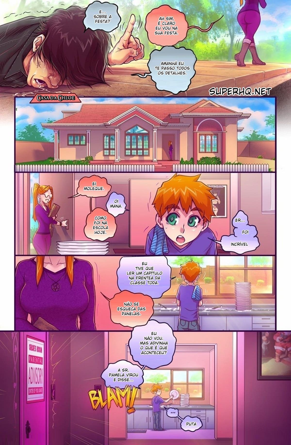 Página 7 do quadrinho adulto: Chloe e os diabinhos do sexo – Leia completo em XCOMICS