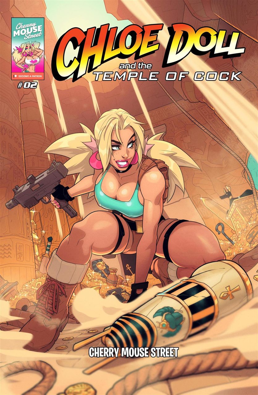 Capa do quadrinho adulto: Chloe no templo do pau – Leia online em XCOMICS