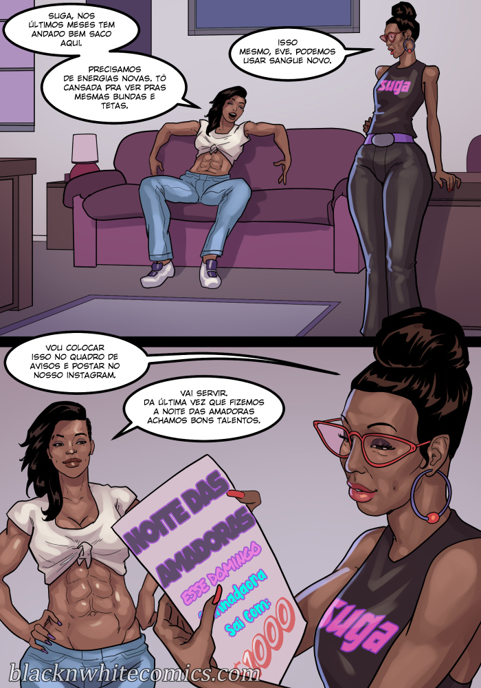 Página 2 do quadrinho adulto: Chocolate City: Suga Trap – Leia completo em XCOMICS